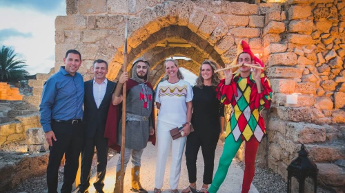 From right: Alice de Rothschild, Baroness Ariane de Rothschild, Guy Swersky and Michael Karsenti. Credit: Victor Levy.