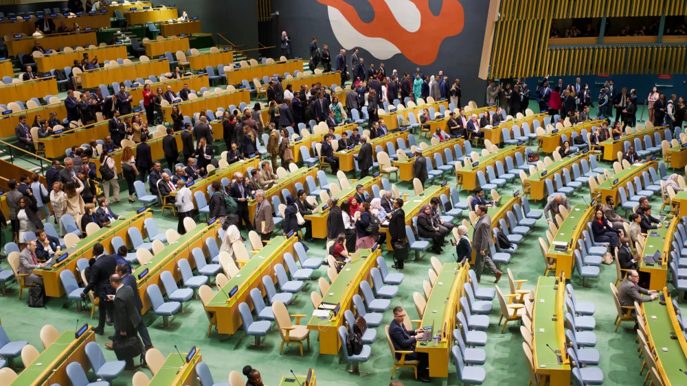 Walkout UN Netanyahu