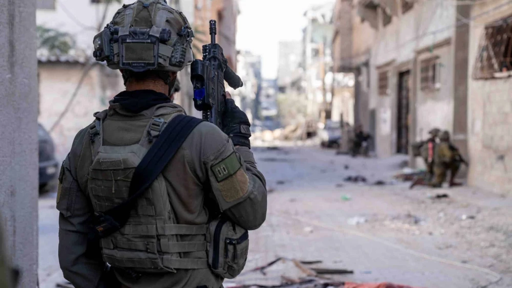 Israeli troops operating in the Hamas-ruled Gaza Strip, Dec. 14, 2023. Credit: IDF.