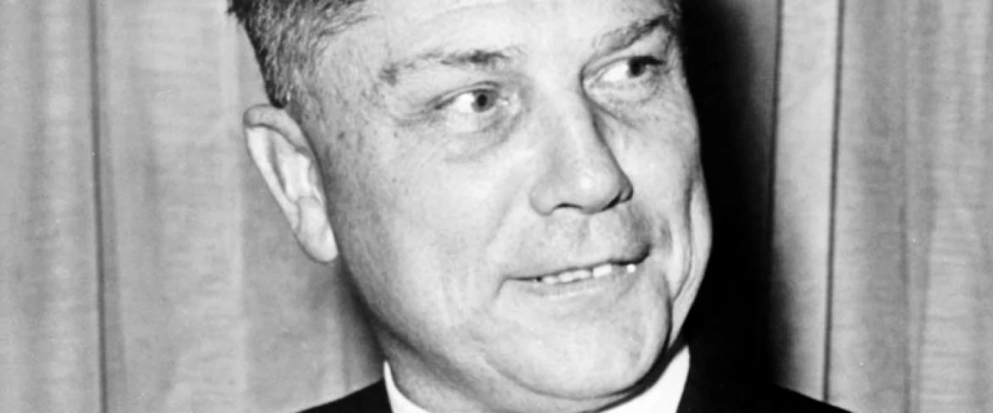 James (“Jimmy”) Hoffa. Credit: New York World-Telegram and Sun staff photographer John Bottega.
