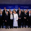 Israel’s President Reuven Rivlin (center) hosts more than 40 world leaders as part of the Fifth World Holocaust Forum on Jan. 22, 2020. Photo by Olivier Fitoussi/Flash90.