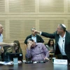 MK Ahmad Tibi argues with National Security Minister Itamar Ben-Gvir during a Knesset House Committee meeting in Jerusalem, Oct. 15, 2024. Photo by Chaim Goldberg/Flash90.