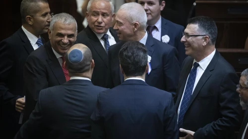 Likud members and others at the plenum hall of Israeli parliament on the opening of the 22nd Knesset in Jerusalem, on Oct. 3, 2019. Photo by Hadas Parush/Flash90.