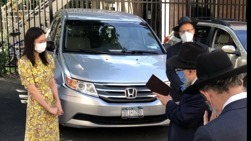 Amy's naming ceremony. Credit: Courtesy.