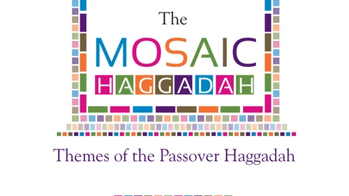 The cover of "The Mosaic Haggadah," by David Silberman. Credit: Haggadah Publishing.