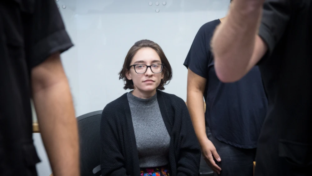 Lara Alqasem, a 22-year-old American graduate student, arrives to the courtroom at the Tel Aviv District court on Oct. 11, 2018. The American graduate student was denied entry at Israel's Ben-Gurion International Airport on Oct. 2 over allegations that she promotes a boycott against the Jewish state. Photo by Miriam Alster/Flash90.