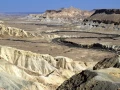 The Zin Valley in the Negev Desert, as seen from the grave of David Ben-Gurion, Israel's first prime minister, at Midreshet Ben-Gurion. Credit: David Shankbone via Wikimedia Commons.