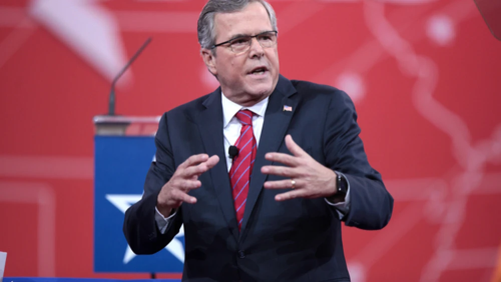 Presumed presidential candidate and former Florida governor Jeb Bush speaks at the 2015 Conservative Political Action Conference on Feb. 27 in Washington, D.C. Credit: Gage Skidmore.