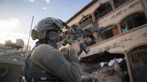 Israeli forces operating in the Gaza Strip. Credit: Israel Defense Forces.