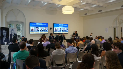 A panel of millennial Jewish leaders discussing ways to combat anti-Semitism in New York City, Aug. 7, 2019. Photo by Romy Ronen.