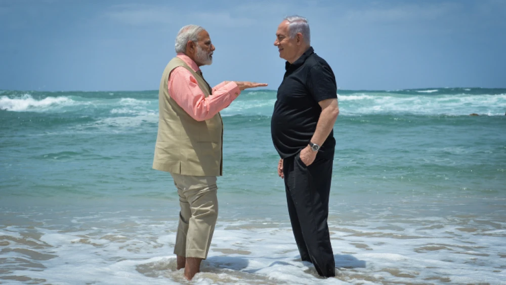 Benjamin Netanyahu and Narendra Modi