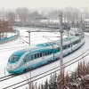 A Siemens-made high-speed train in Ankara, Turkey. Credit: mikhail.krivyy/TrainPix via Wikimedia Commons.