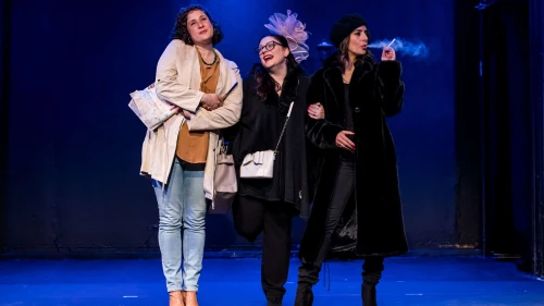 From the stage production, “Best Friends,” part of the Stav Festival in New York City from Sept. 28 through Oct. 29, 2023. Photo by Ohad Kab.