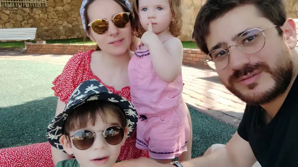 Dr. David Tayeb and his family. Credit: Courtesy.