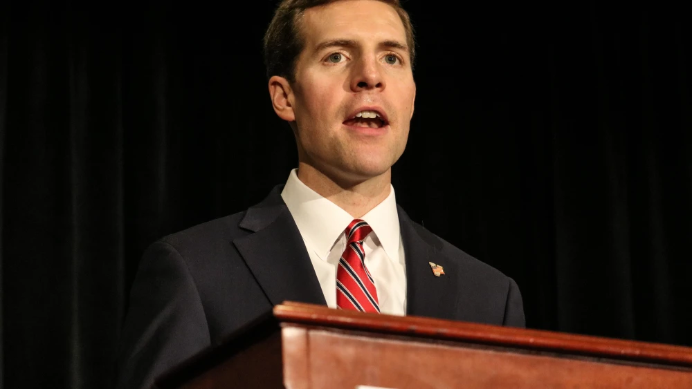 Conor Lamb in March 2018. Credit: Media Arts Department Robert Morris University from Moon Township, Pa., via Wikimedia Commons.