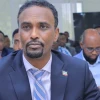 Minister of Foreign Affairs and International Cooperation Abdirahman Dahir Adam Bakal attends a meeting at the ministry in Hargeisa, Somaliland, in 2020. Credit: Courtesy of the Republic of Somaliland.