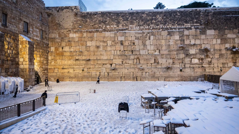Snow in Jerusalem