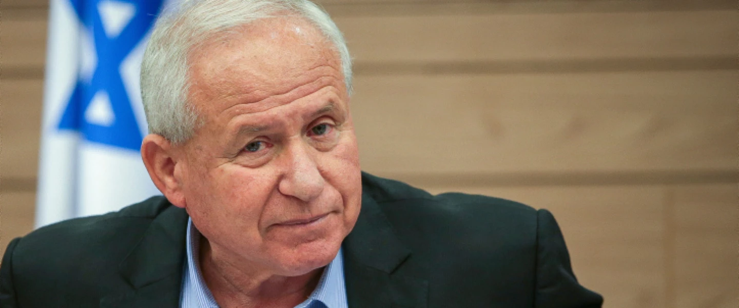 Then-Knesset Defense and Foreign Affairs Committee chairman Avi Dichter, Aug. 13, 2019. Photo by Flash90.