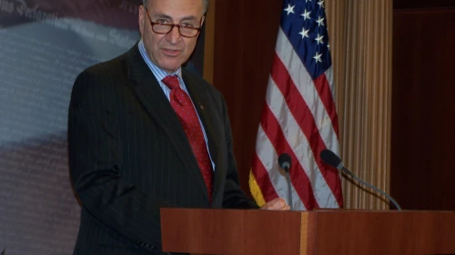 U.S. Senate Minority Leader Chuck Schumer (D-N.Y.) says he will do "everything in his power" to ensure the passage of the Taylor Force Act. Credit: Office of Sen. Chuck Schumer.