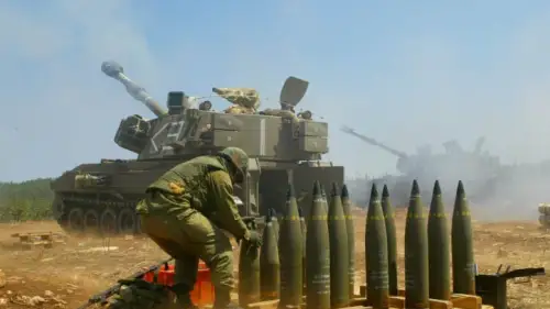 Israeli Artillery Fire Towards Hezbollah Targets in Southern Lebanon