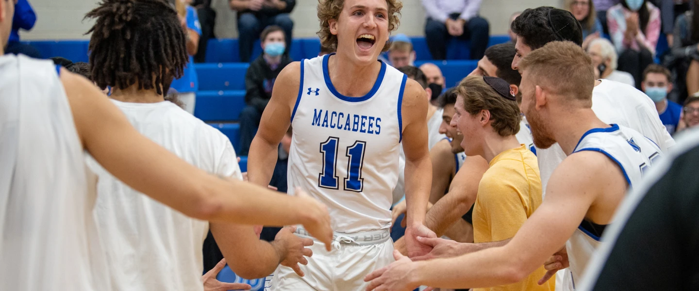 Ryan Turell, the 22-year-old senior guard for Yeshiva University’s basketball team who is being scouted by at least two NBA teams. Credit: YU Athletics.