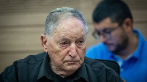 Secondary School Teachers Association chief Ran Erez attends an Education, Culture and Sports Committee meeting at the Knesset, June 26, 2024. Photo by Yonatan Sindel/Flash90.