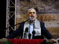 Hamas leader Yahya Sinwar speaks during a conference in Gaza City on Nov. 4, 2019. Photo by Abed Rahim Khatib/Flash90.