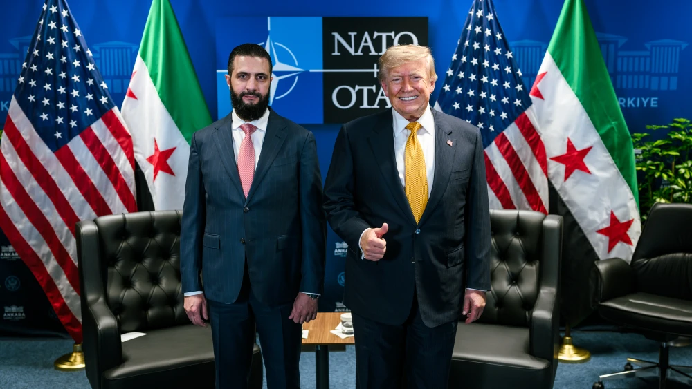 Trump al-Sharaa Syria NATO Turkey