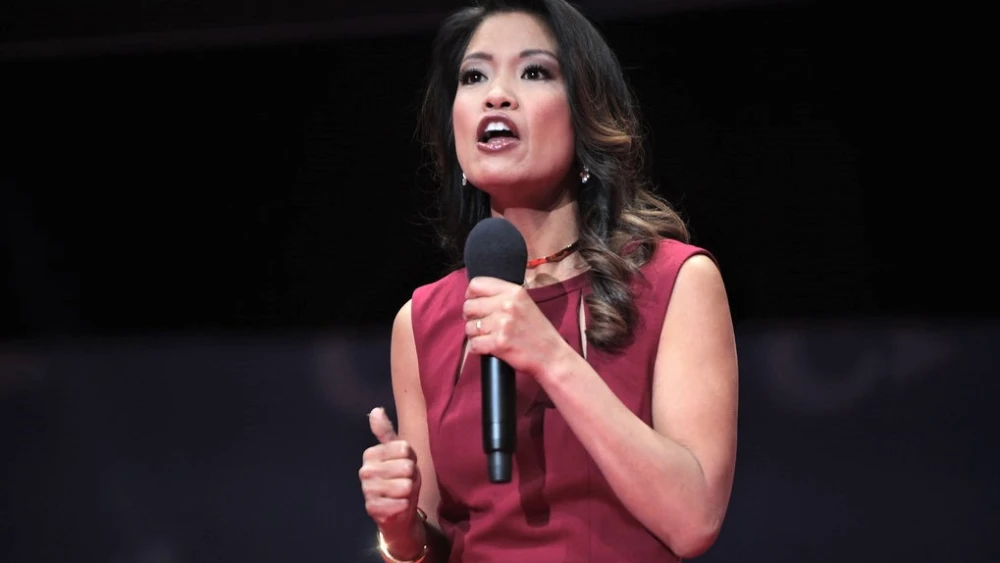 Michelle Malkin at the 2016 Conservative Review Convention at the Bon Secours Wellness Arena in Greenville, S.C. Credit: Gage Skidmore/Flickr.