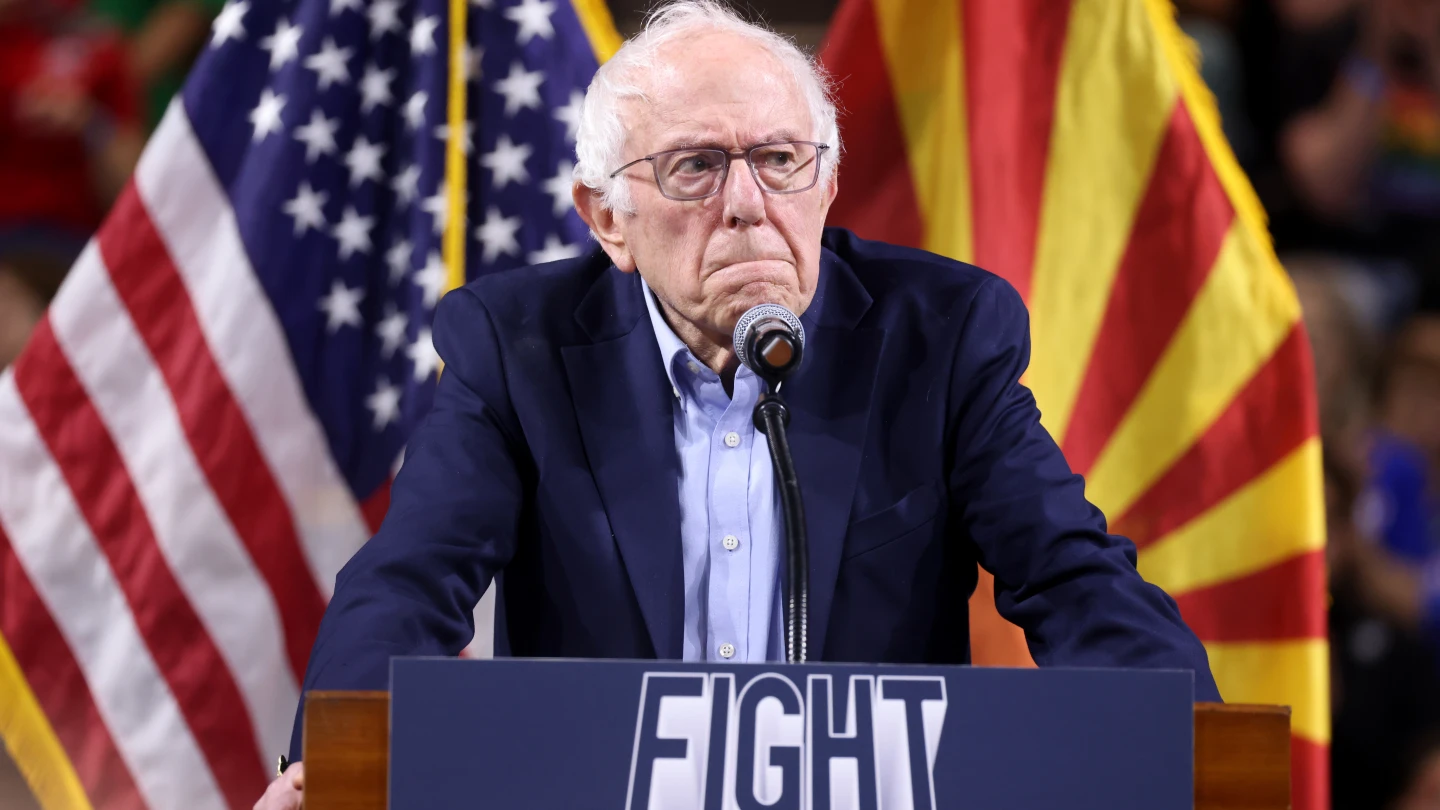Sanders compares Israel with Sudan and Russia