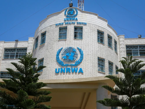 The United Nations Relief and Works Agency (UNRWA) building in Rafah, the southern Gaza Strip, July 26, 2018. Photo by Abed Rahim Khatib/Flash90.