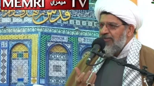 Senior Iranian cleric Ali Shirazi, the representative of Iran's Supreme Leader Ali Khamenei in the Islamic Revolutionary Guard Corps Quds Force. (MEMRI)