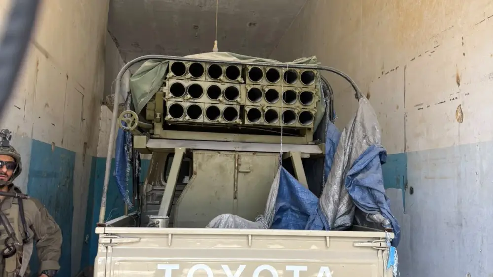 A weapons cache uncovered by IDF troops in Southern Lebanon, July 9, 2026. Credit: IDF.