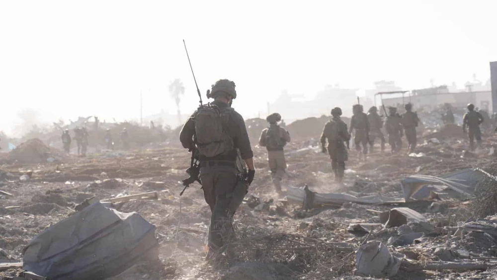 Israeli forces during Gaza ground operations, Jan. 11, 2024. Credit: IDF.