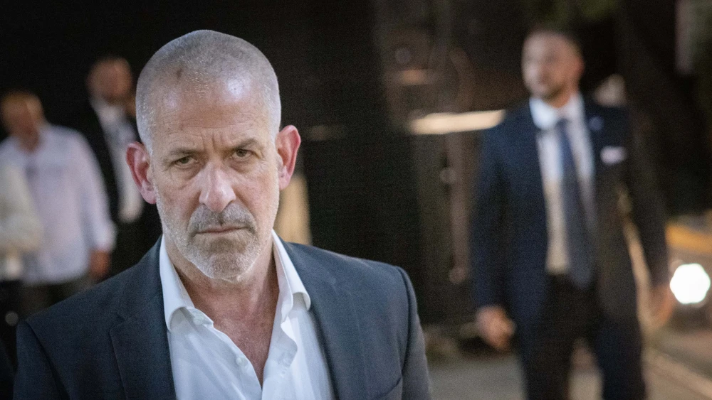 Head of Shin Bat Ronen Bar attends a ceremony held at the Yad Vashem Holocaust Memorial Museum in Jerusalem, as Israel marks the annual Holocaust Remembrance Day. April 23, 2025. Photo by Chaim Goldberg/Flash90.