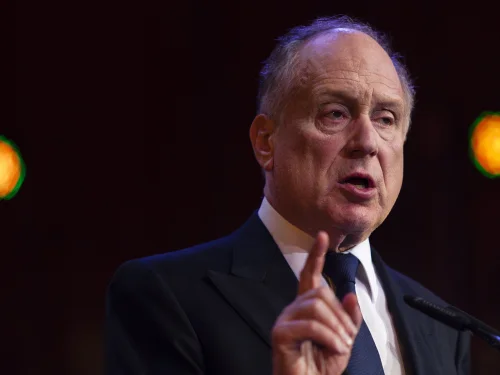 Ronald S. Lauder, president of the World Jewish Congress, at the Jerusalem Chairman's Conference on Sept. 22, 2013. Photo by Flash90.