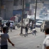 Israeli forces clash with Palestinians during a security raid in the West Bank city of Ramallah on Sept. 25, 2019. Photo by Flash90.