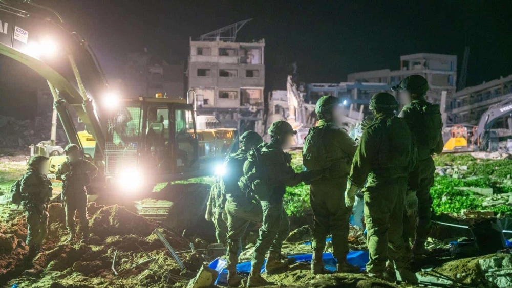 "Operation Courageous Heart" in the Gaza Strip to retrieve the remains of Israeli Police Master Sgt. Ran Gvili, January 2026. Credit: IDF.