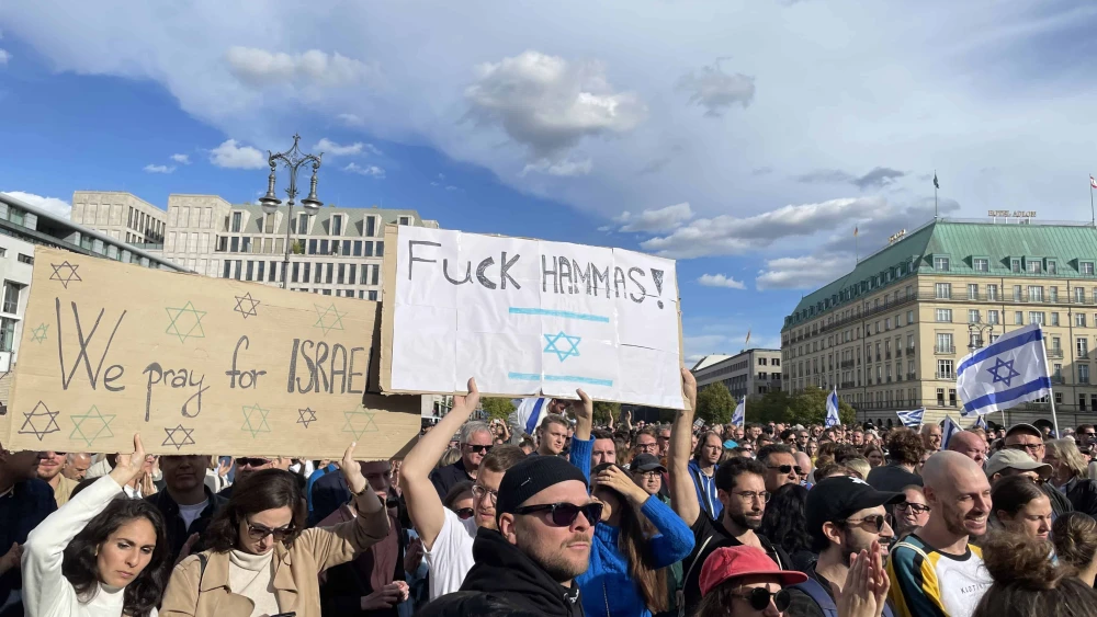 Pro-Israel rally in Berlin