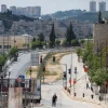 A main street in Neve Ya'akov, Jerusalem, April 12, 2020. Photo by Nati Shohat/Flash90.