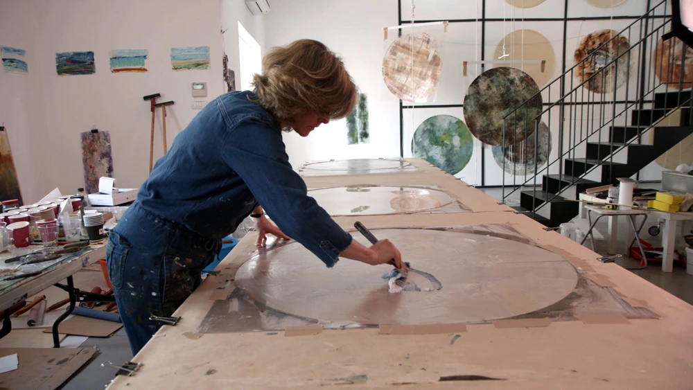 Beverly Barkat at work. Credit: Photo by Tor Ben Mayor.