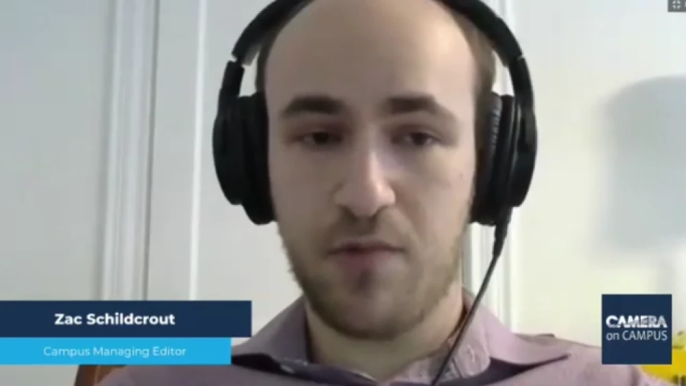 CAMERA Campus Managing Editor Zac Schildcrout. Credit: Courtesy.