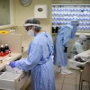 Staff in the coronavirus ward of Ichilov Hospital, Tel Aviv Sourasky Medical Center, on Jan. 1, 2021. Photo by Tomer Neuberg/Flash90.