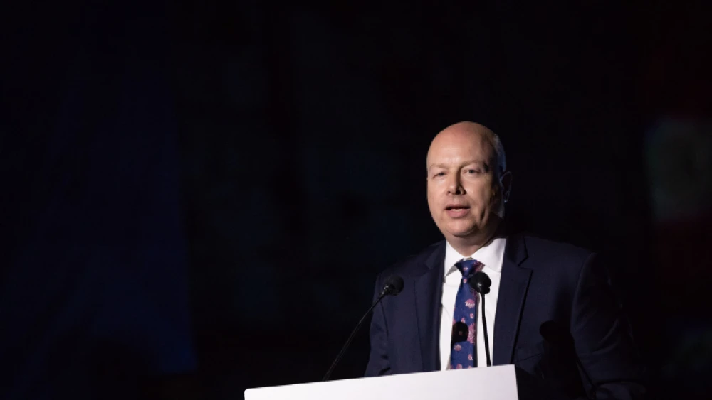 Former U.S. Special Envoy Jason Greenblatt speaks at a conference of Israel Hayom newspaper at Davidson Center in Jerusalem Old City on June 27, 2019. Photo by Aharon Krohn/Flash90.