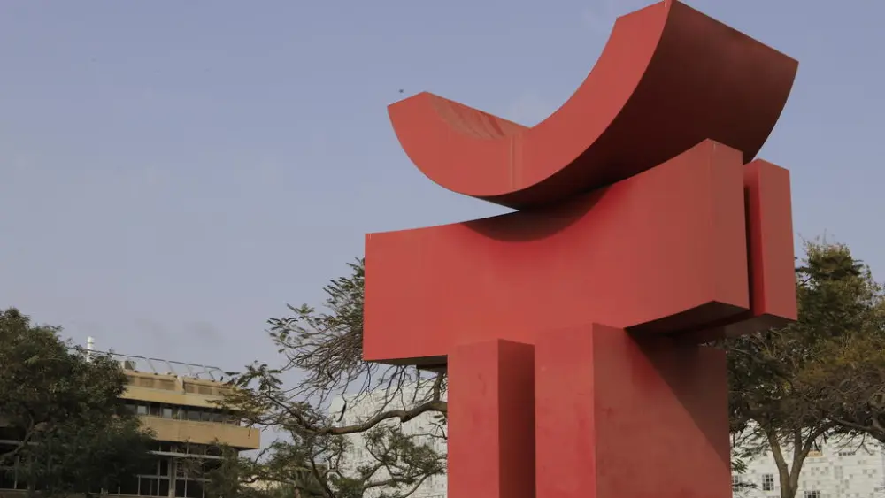 On the Tel Aviv University campus, March 15, 2021. Photo by Eitan Elhadez-Barak/TPS-IL.
