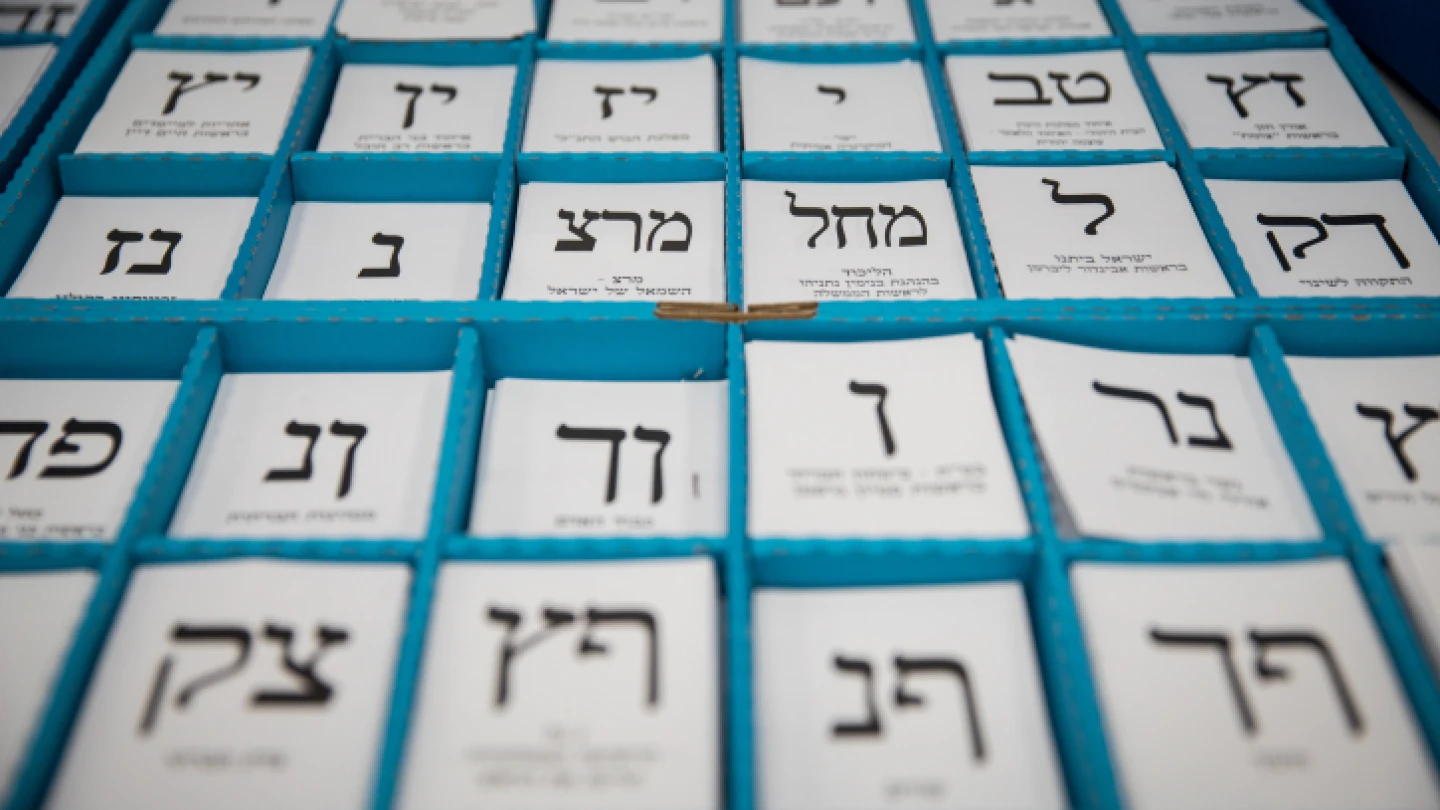 Israelis cast their ballots at a voting station in Jerusalem during the general elections on April 9, 2019. Photo by Hadas Parush/Flash90.