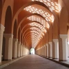 Corridor of a mosque in Saudi Arabia. Credit: ebrahim/Pixabay.