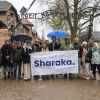 Sharaka’s delegation of Arab participants at March of the Living in Poland. Credit: Courtesy of Sharaka.