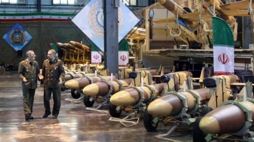 "Iran’s army receives homegrown combat drones." Source: Press TV.