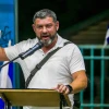 IDF Brig.-Gen. (res.) Ofer Winter speaks during a Jerusalem Day event in Ariel, June 4, 2024. Source: Flash90.